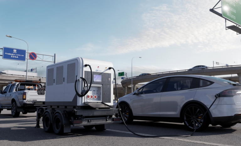 trailer mobile energy storage charging vehicle