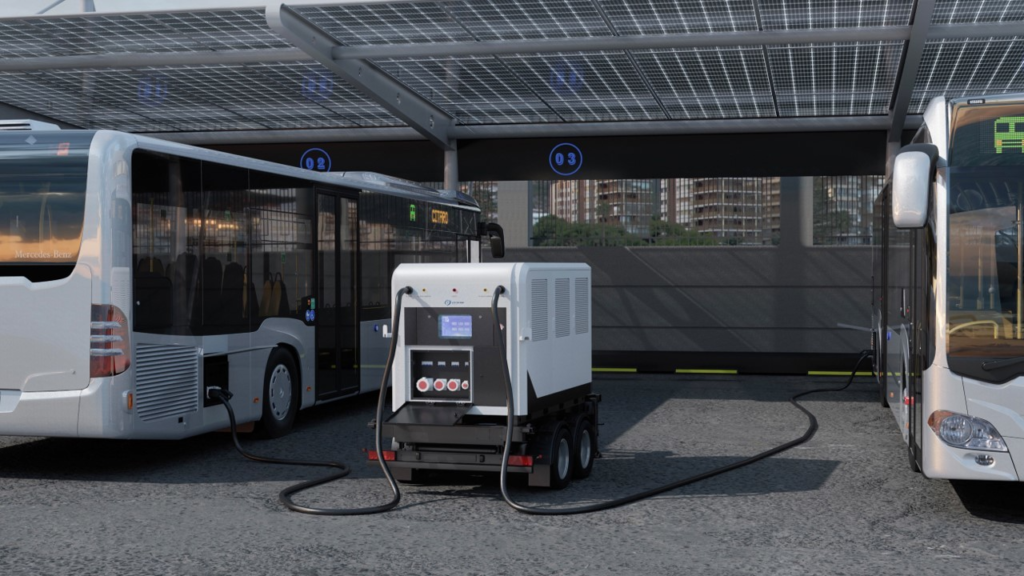 trailer mobile energy storage charging vehicle